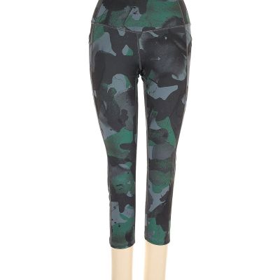 Zella Women Green Leggings XXS